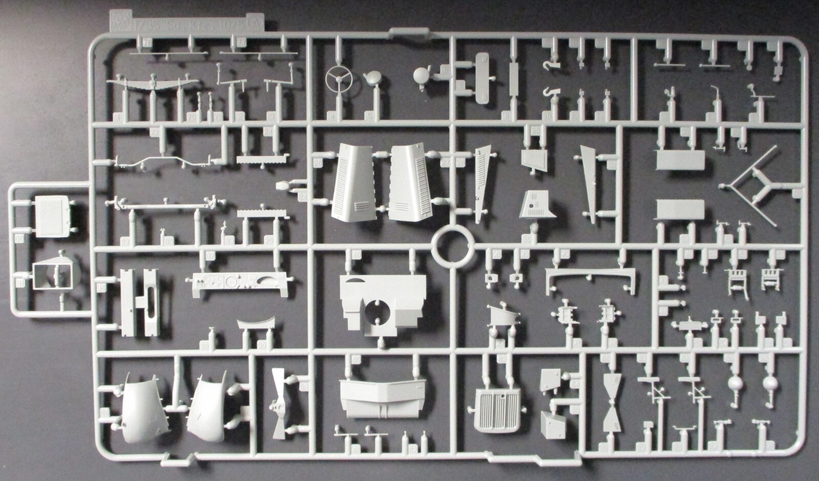 Dragon 1/35th Scale 5cm Pak 38 Zugkraftwagen - Parts Tree A