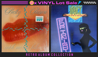 2 LPS PRETTY POISON  CATCH ME (I'M FALLING)  - NANCY MARTINEZ For Tonight 1986