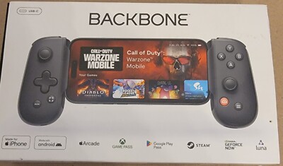 BACKBONE One Mobile Gaming Controller for Android & iPhone 15 Series (USB-C) 