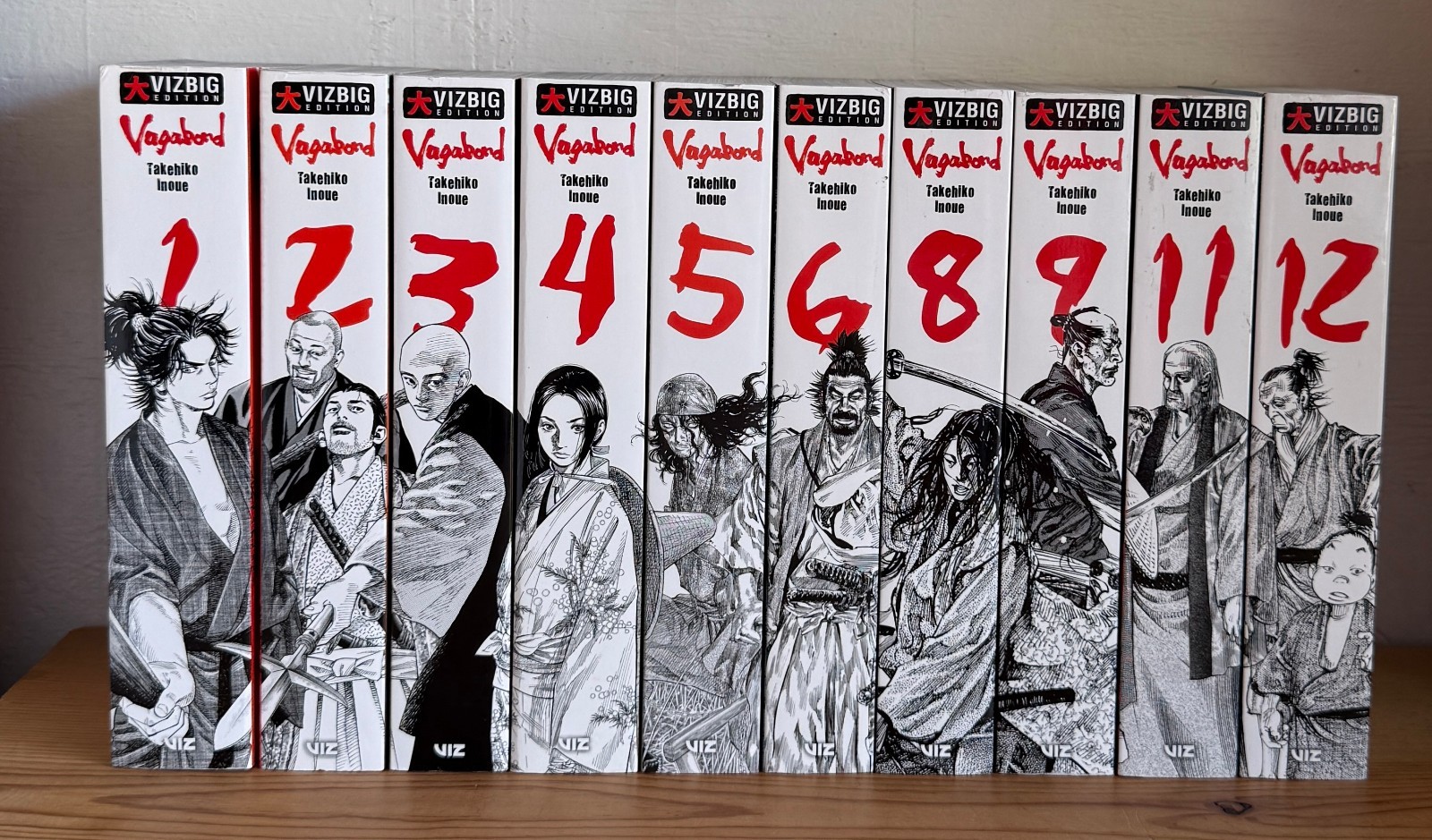 Vagabond (VIZBIG Edition) バガボンド英語版　全巻セット Vagabond VIZBIG Edition Manga 6-book Set Vol 1-6 by Takehiko