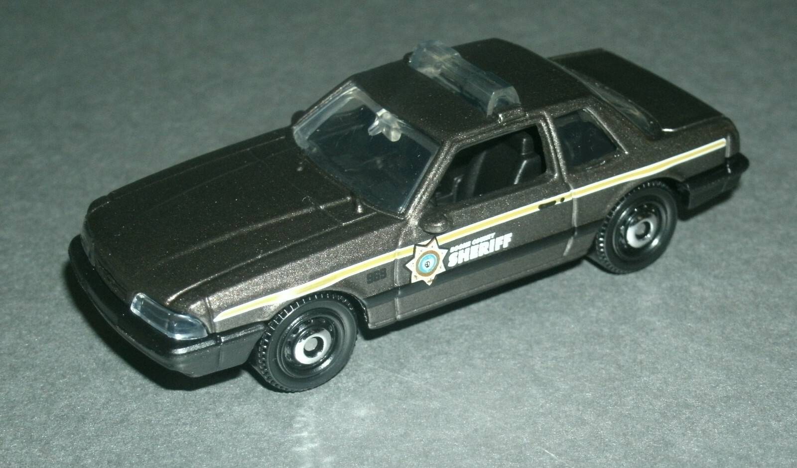 1/64 Scale 1993 Ford Mustang LX SSP Diecast Police Car (Fox