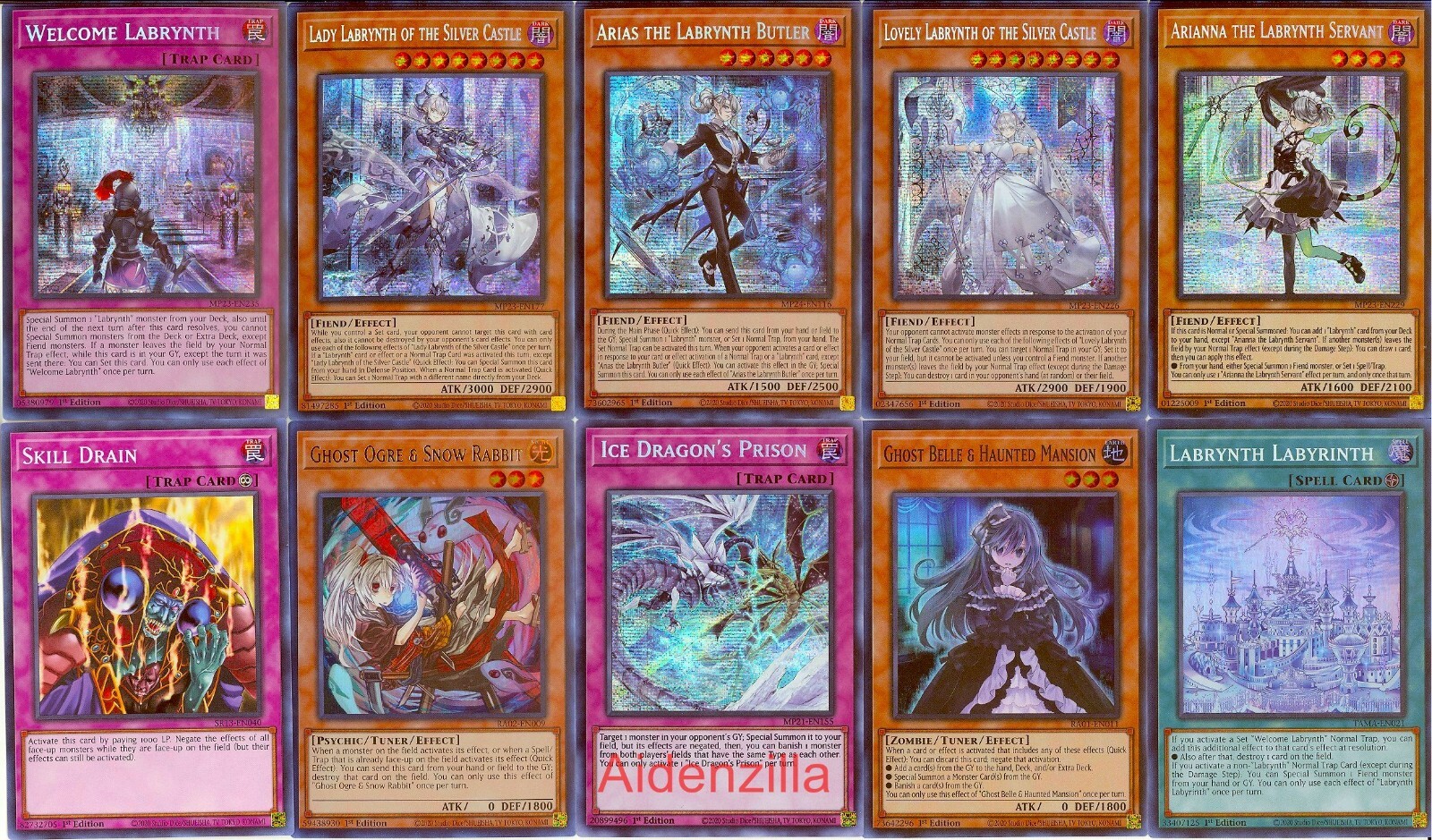 ラビュリンス デッキ 遊戯王 Labrynth deck Yugioh Labrynth Deck - Arianna Arias Butler Lady Silver