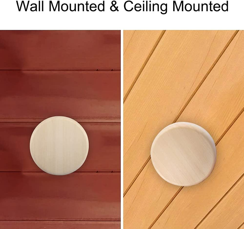 Sauna Room Air Vent 3.58" round Aspen Wooden Sauna Adjustable Exhaust Air Ventil