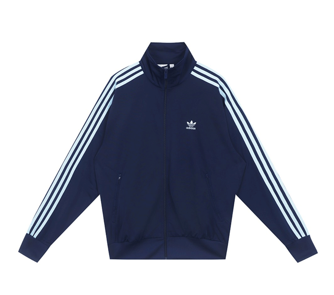 ●adidas● Firebird Track Top Indigo Clear Sky JP2544 Adidas Firebird Track Top in Night Indigo/Clear Sky adidas