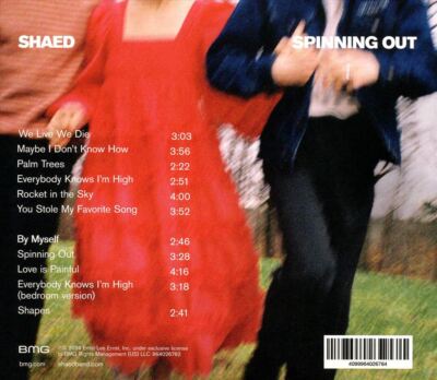 SHAED SPINNING OUT NEW CD