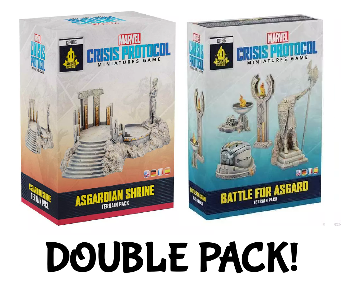 Комбинированная сделка Marvel: Crisis Protocol Battle Asgard и Asgardian Shrine Terrain Terrain COMBO!