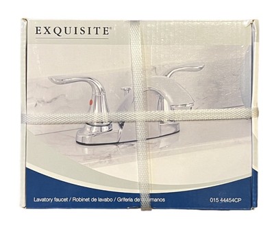 LDR 015 44454CP Exquisite Bathroom Faucet Two Handle / Chrome / NIB