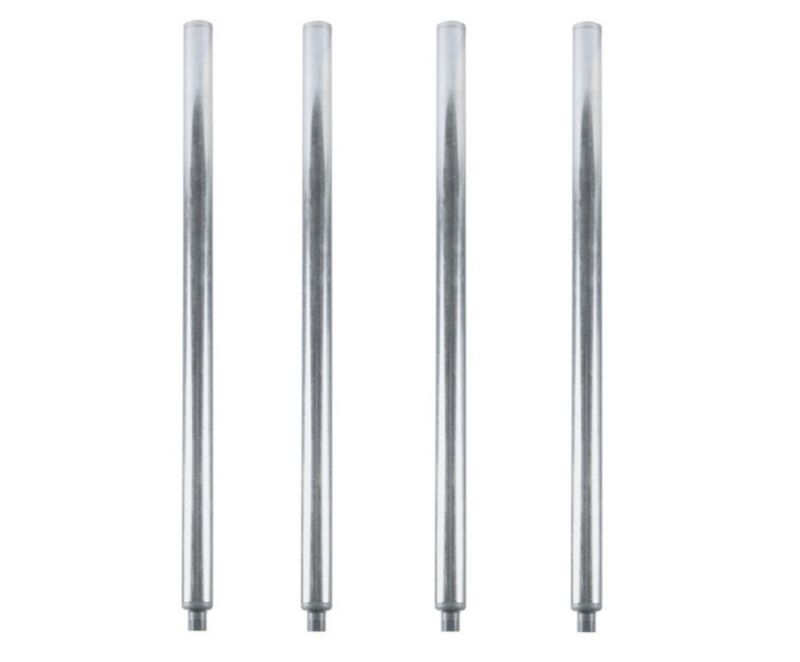 Galvanized Steel Legs for Stainless Steel Work Table. Set of