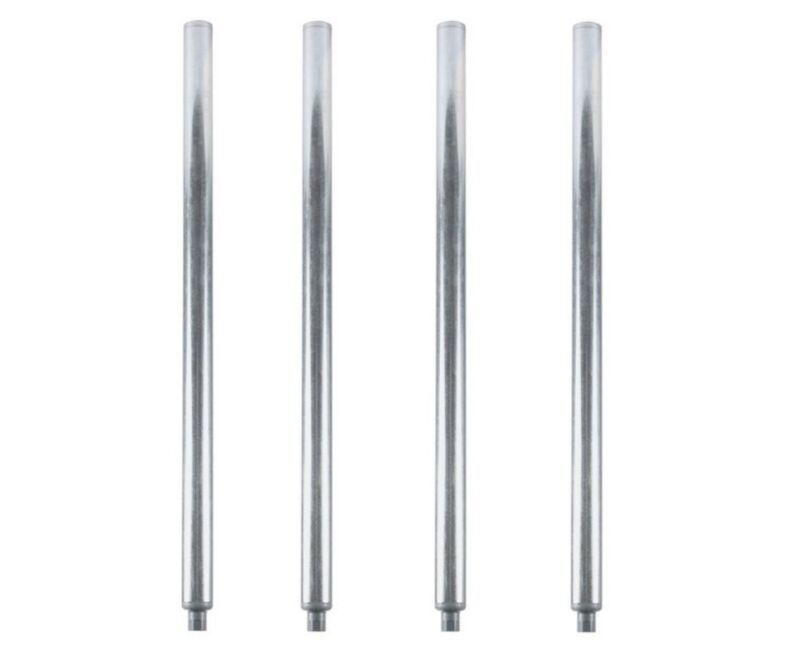 Galvanized Steel Legs for Stainless Steel Work Table. Set of 4 (33" Long)