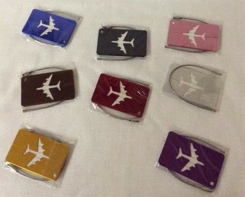 8pcs Luggage Tags Suitcase Label Name Address ID Bag Baggage Tag Travel