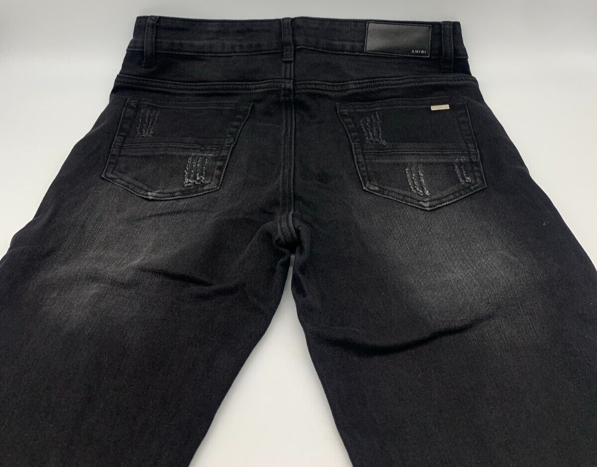 Pre-owned Amiri Cherub Black Jeans Size 32