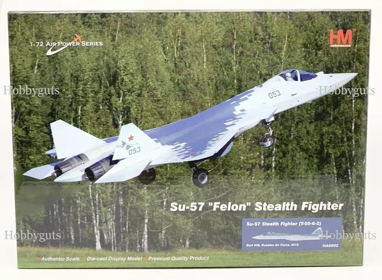 Hobby Master HA6802, Su-57 Stealth Fighter (T-50-6-2) Bort Hobby Master HA6802, Su-57 Stealth Fighter (T-50-6-2) Bort