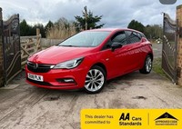 2018 Vauxhall Astra 1.4i 16V DESIGN 5DR 119K (RED) F.S.H AA APPROVED  HATCHBACK 