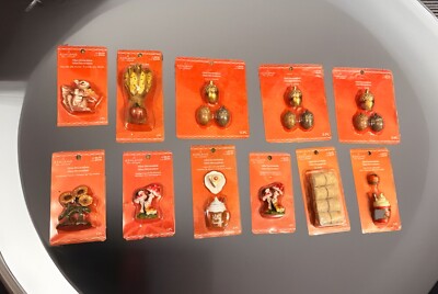 Lot/11 Ashland Miniatures Fall Autumn  Squirrel Cupcake Pumpkin Drink Cake