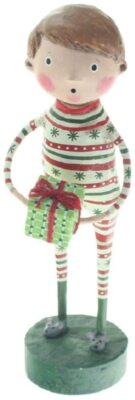 LORI MITCHELL ~ Joey's Jammies ~ Christmas Folk Art Figurine ~ Free Shipping