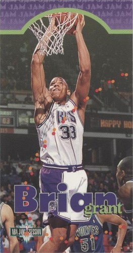 1995-96 Fleer NBA Jam Session - Brian Grant #91