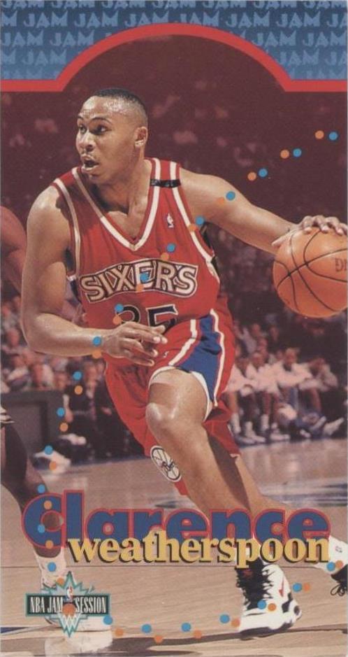 Fleer NBA Jam Session 1995-96 - Clarence Weatherspoon #81