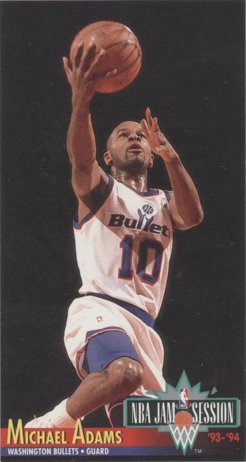 1993-94 Fleer NBA Jam Session - Michael Adams #230