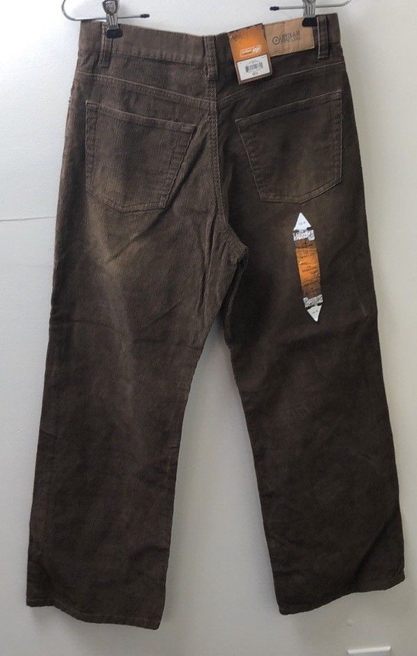 Boys Urban Pipeline Corduroy Pants 16R Brown Bootcut 28 X 28