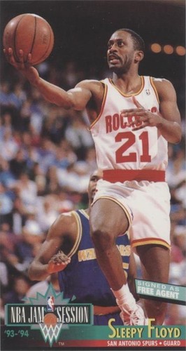 1993-94 Fleer NBA Jam Session - Sleepy Floyd #206