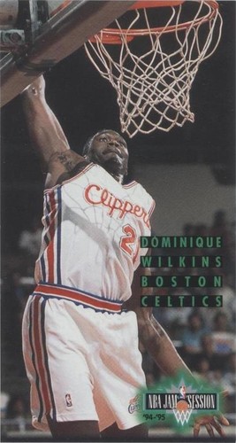 1994 Fleer Tall Boy Basketball Dominique Wilkins #8 Clippers NBA