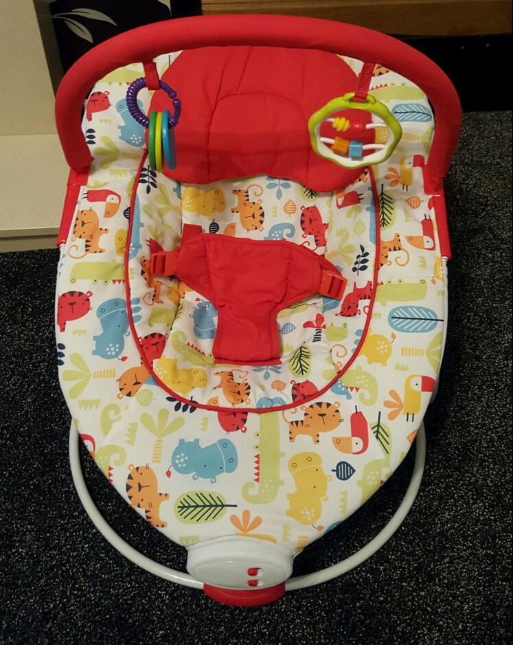 RED KITE SNUGGI BOUNCE VIBRATING BABY BOUNCER in Wallsend, Tyne and