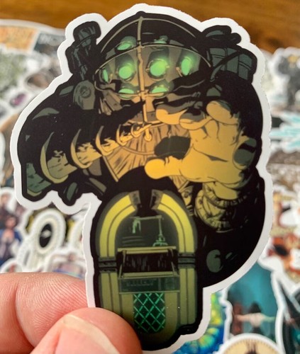 Bioshock Sticker Pack - 25/50 Stickers - Vinyl Decal Infinite Big Daddy Plasmid