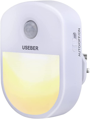 Useber Night Light Plug in Wall Motion Sensor Lights Indoor with