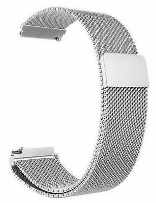 Milanese Armband für Samsung Watch 3 4 Huawei Garmin Metall Magnet 20mm 22mm