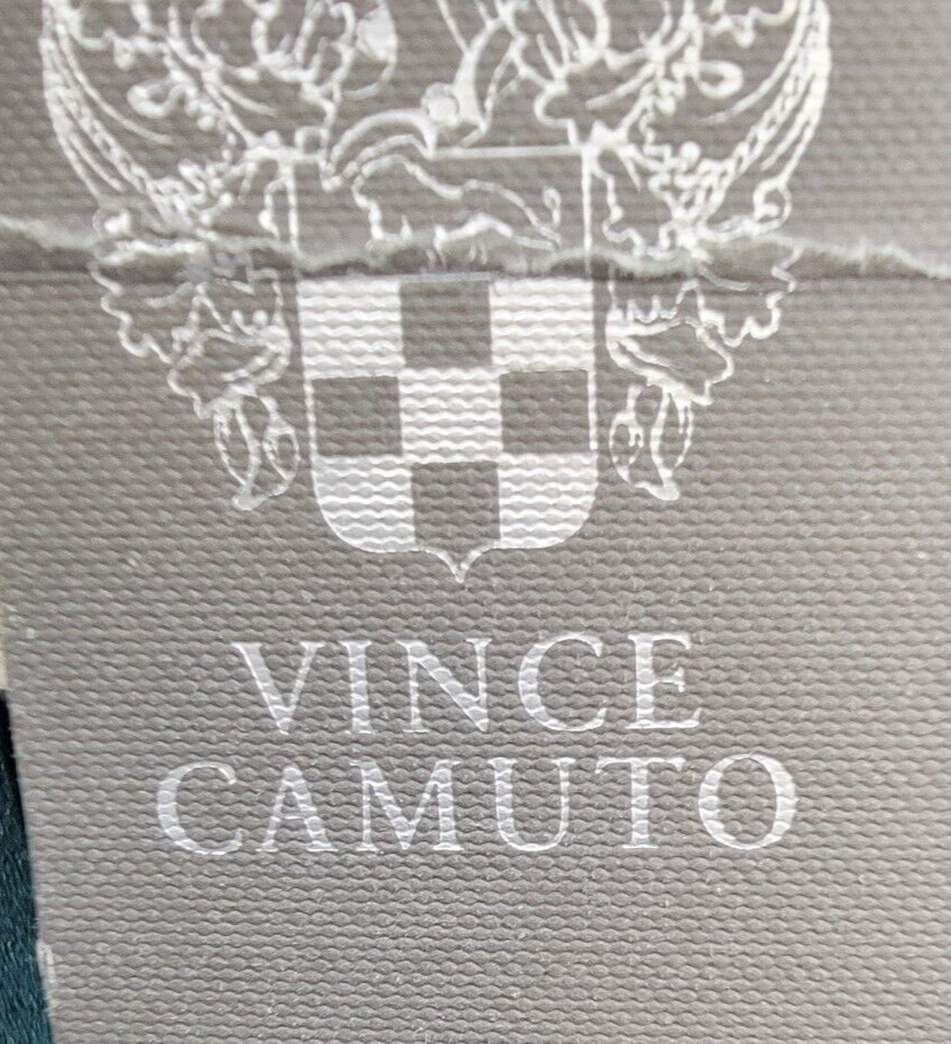 Vince Camuto Tie Neck A-Line Dress Women's 6 Hunter Back Zip Closure Sleeveless - Picture 15 of 16