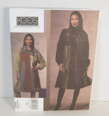 Vogue Koos Couture 1146 Flared Coats w/ Patches Misses' 8-14 Pattern Uncut