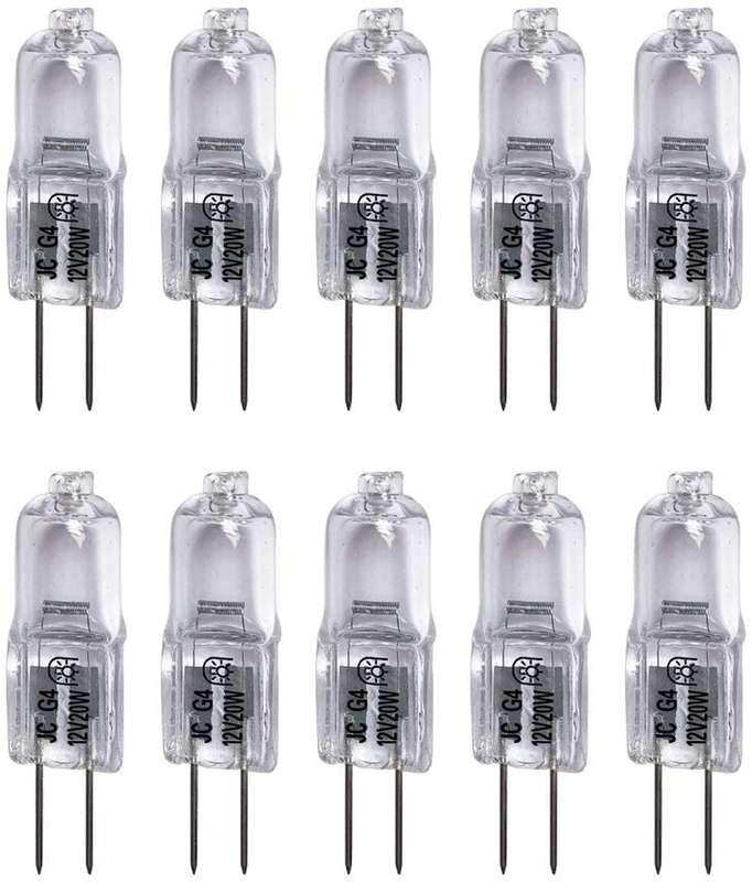 G4 JC Halogen Light Bulb, 20-watt,Clear,T3 JC Type,12-Volt Bi-Pin Halogen Light