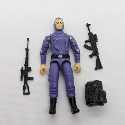 GI Joe Black Major Custom SNAKE EYES The Phantom Purple Commando ARAH Super Hero