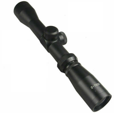 2-7x32 mm Long Eye Relief Scout Scope, Duplex Reticle,With Free Rings,Lens Cover