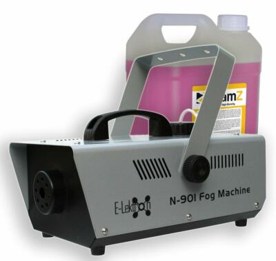 E-Lektron N-901 Nebelmaschine 900W DJ Party Fog Smoke Effekt inkl. 5L Nebelfluid