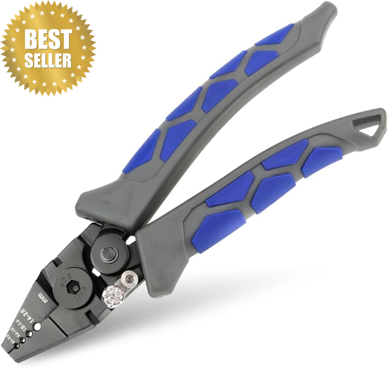 Sea Fishing Crimping Pliers for Wire and Lures – 7.17In High Carbon Steel Outdoo