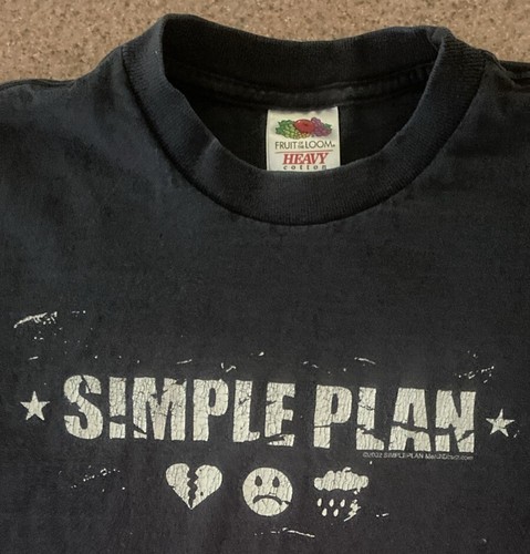 Simple Plan 来日公演 Tシャツ Lサイズ Simple Plan Japan Tour 2025 Tour List Sushi Artwork Two