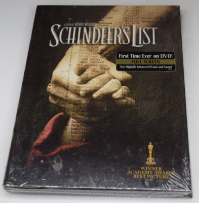 Schindlers List (DVD, 2004, Full Frame, Digipak Packaging Edition) NEW SEALED 