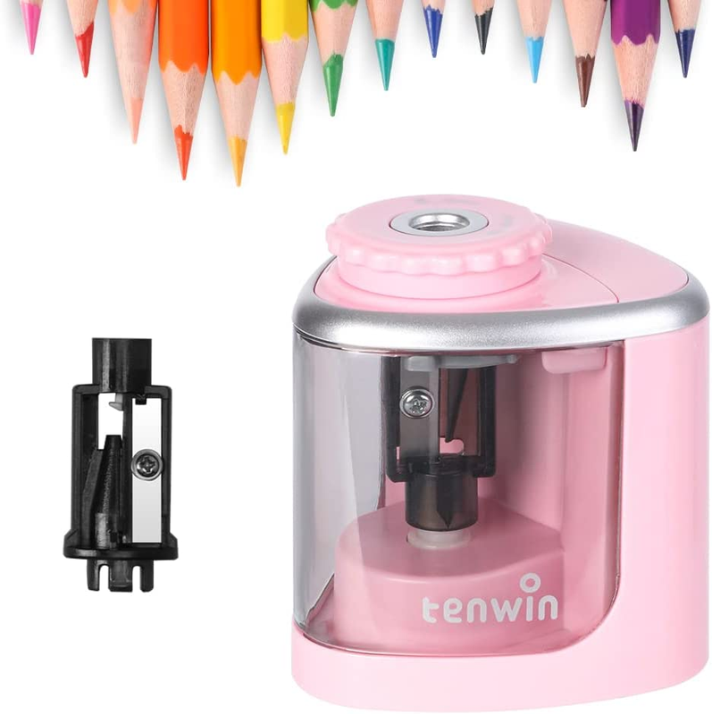 Sharpener, Battery Operated, Pink