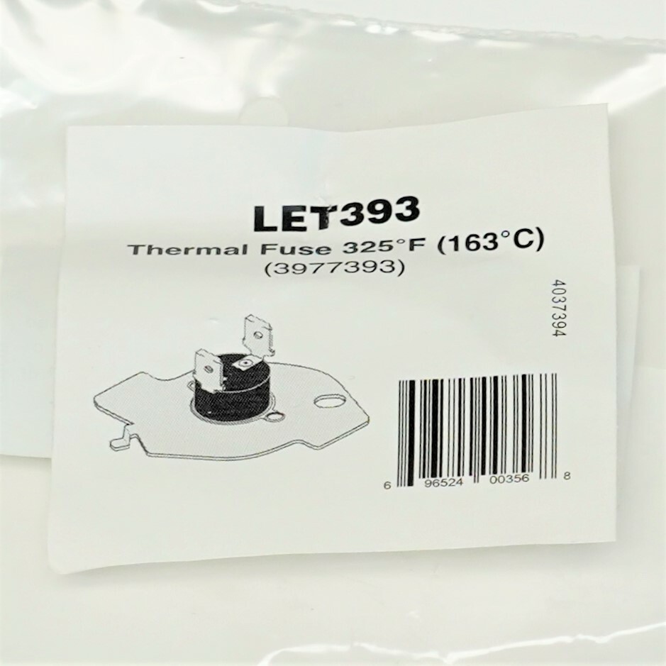 3977393 Kenmore Kirkland Estate Dryer Thermostat Thermal Fuse 325