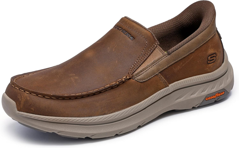Skechers USA Men's Pollard-Osgood Moc Toe Loafers