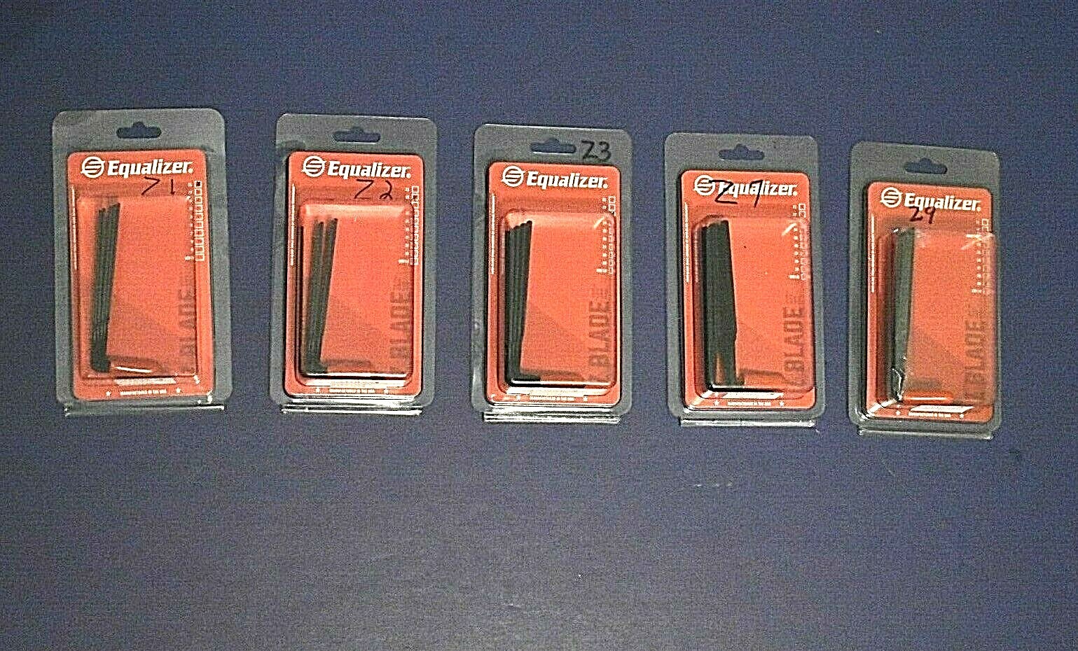 Equalizer Z Cold Knife Blades 5 Pk 3/8" 3/4" 1" 1 1/4" 1 1/2" U Choose