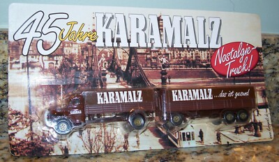 MAN Diesel Karamalz 45 Jahre Plastic Model Delivery Truck & Trailer, DGD Germany