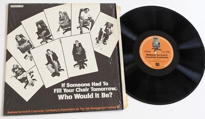 If Someone Had To Fill Your Chair Tomorrow Who Would It Be LP Vinyl 1978