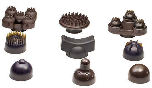 Super Wave Powerful Cordless Massager Back Neck Foot Hand 6 Speed 9 Heads