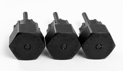 ParkTool Cassette Locking Tool with 5 mm Guide Pin Black FR-5G Set of 3