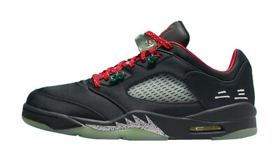 

Мужские Jordan 5 Retro Low Clot Jade Black/Classic Jade-Fire Red (DM4640 036)