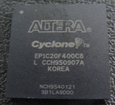 Altera cyclone EP1C20F400C8, L   CCH9S0907A   Thermo IC/EP1C2F400 P/N 134-135000
