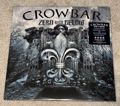 Crowbar Zero and Below Limited Edition Black Vinyl LP Album Download Card NEW