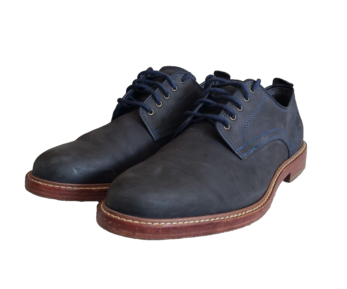 Cole Haan Tyler Grand Plain Ox Shoes Men's 8.5 Marine Blue